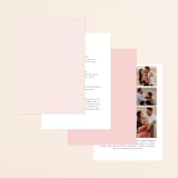 "Always" - Wedding Invitations in Blush by Susan Brown - Back of Card Options