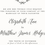 "Always" - Wedding Invitations in Blush by Susan Brown - Detail