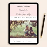 "Always" - Wedding Invitations in Blush by Susan Brown - FREE Wedding Website