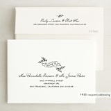 "Slated Forever" - Wedding Invitations in Chalkboard by GeekInk Design - FREE Recipient Addressing