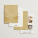 "Silhouette" - Wedding Invitations in Sunrise by Lindsay Megahed - Back of Card Options