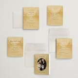 "Silhouette" - Wedding Invitations in Sunrise by Lindsay Megahed - Invitation Suite