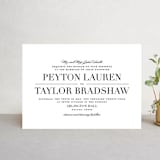 "Classic" - Wedding Invitations in Tuxedo by Lauren Chism - Front