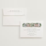"East Bay street" - Wedding Invitations in Lily by Jennifer Wick - Invitation with Envelope