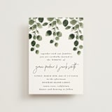 "green rush" - Wedding Invitations in Snow by Anupama - Front