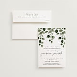 "green rush" - Wedding Invitations in Snow by Anupama - Invitation with Envelope