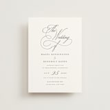 "scamorza" - Wedding Invitations in Pearl by chocomocacino - Front
