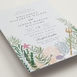 "Part Of Your World from Disney's Little Mermaid" - Wedding Invitations in Sea by Alethea and Ruth - Detail