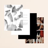 "Moxie" - Wedding Invitations in Ink by Design Lotus - Back of Card Options