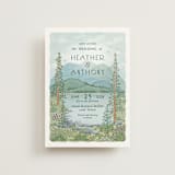 "Sierra" - Wedding Invitations in Spruce by Paper Sun Studio - Front