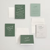 "Enchanted" - Wedding Invitations in Garden by Alston Foster - Invitation Suite