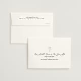 "Belle Rose" - Wedding Invitations in Buttercream by Claudia Orengo - FREE Recipient Addressing