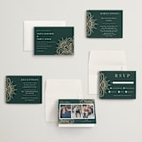 "Engraved Paisley" - Wedding Invitations in Cardamom by Oma N. Ramkhelawan - Invitation Suite