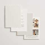 "Happily Ever After" - Wedding Invitations in Buff by Sara Hicks Malone - Back of Card Options