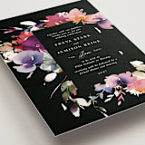 "Beauties" - Wedding Invitations in Noir by Lori Wemple - Detail