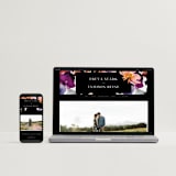 "Beauties" - Wedding Invitations in Noir by Lori Wemple - FREE Wedding Website