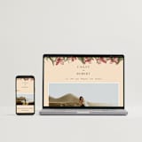 "Tropical Flowers" - Wedding Invitations in Sunrise by Jennifer Holbrook - FREE Wedding Website