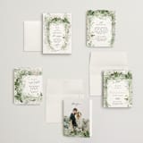 "Lush Greenery" - Wedding Invitations in Fresh Green by Phrosné Barwood - Invitation Suite