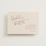 "Millennial" - Wedding Invitations in Rose by Hooray Creative - Front