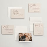 "Millennial" - Wedding Invitations in Rose by Hooray Creative - Invitation Suite