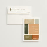 "Concord" - Wedding Invitations in Moss by Robert and Stella - Invitation with Envelope