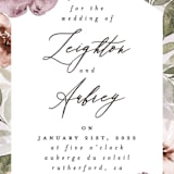 "Fancifully" - Wedding Invitations in Dust Mauve by Everett Paper Goods - Detail