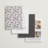"Mountains" - Wedding Invitations in Ivory by Anastasia Makarova - Back of Card Options