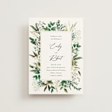 "Fresh Classic" - Wedding Invitations in Porcelain by Susan Moyal - Front