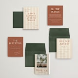 "Ambrosial" - Wedding Invitations in Butter by Pixel and Hank - Invitation Suite