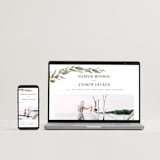 "wispy" - Wedding Invitations in Sienna by Angela Marzuki - FREE Wedding Website
