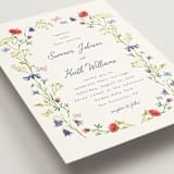 "Wildflower Romance" - Wedding Invitations in Ivory by frau brandt - Detail