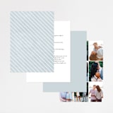 "Grande Botanique" - Wedding Invitations in Mist by Bonjour Paper - Back of Card Options