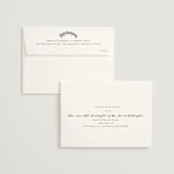 "leafy wreath" - Wedding Invitations in Cotton by Kate Ahn - FREE Recipient Addressing