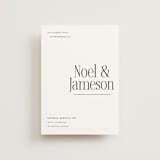 "Modern Space" - Wedding Invitations in Cloud by Ashlee Townsend - Front