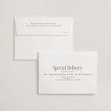 "Modern Space" - Wedding Invitations in Cloud by Ashlee Townsend - FREE Recipient Addressing