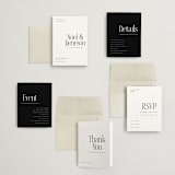 "Modern Space" - Wedding Invitations in Cloud by Ashlee Townsend - Invitation Suite