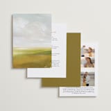 "Savanna" - Wedding Invitations in Fern by Lindsay Megahed - Back of Card Options