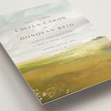 "Savanna" - Wedding Invitations in Fern by Lindsay Megahed - Detail