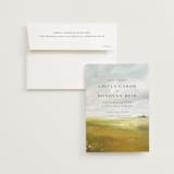 "Savanna" - Wedding Invitations in Fern by Lindsay Megahed - Invitation with Envelope