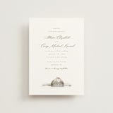 "Rustic Barn" - Wedding Invitations in Fawn by AK Graphics - Front