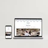 "Santorini" - Wedding Invitations in Cerulean by Zani van Zyl - FREE Wedding Website