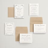"Santorini" - Wedding Invitations in Cerulean by Zani van Zyl - Invitation Suite