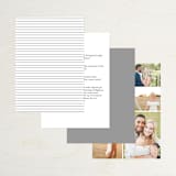 "In Love" - Wedding Invitations in Ink by Carolyn MacLaren - Back of Card Options