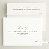 "In Love" - Wedding Invitations in Ink by Carolyn MacLaren - FREE Recipient Addressing