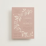 "Moment" - Wedding Invitations in Rose by Erin German - Front
