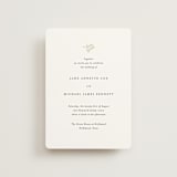 "Sense and Sensibility" - Wedding Invitations in Cloud by Design Lotus - Front
