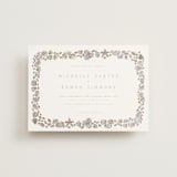 "Rocky Seaside Frame" - Wedding Invitations in Ocean by Shiny Penny Studio - Front