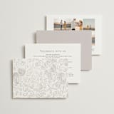 "Rocky Seaside Frame" - Wedding Invitations in Ocean by Shiny Penny Studio - Back of Card Options