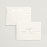 "Linen" - Wedding Invitations in Midnight by Ashley Rosenbaum - FREE Recipient Addressing