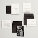 "Rhythmic" - Wedding Invitations in Simply White by Jennifer Postorino - Invitation Suite